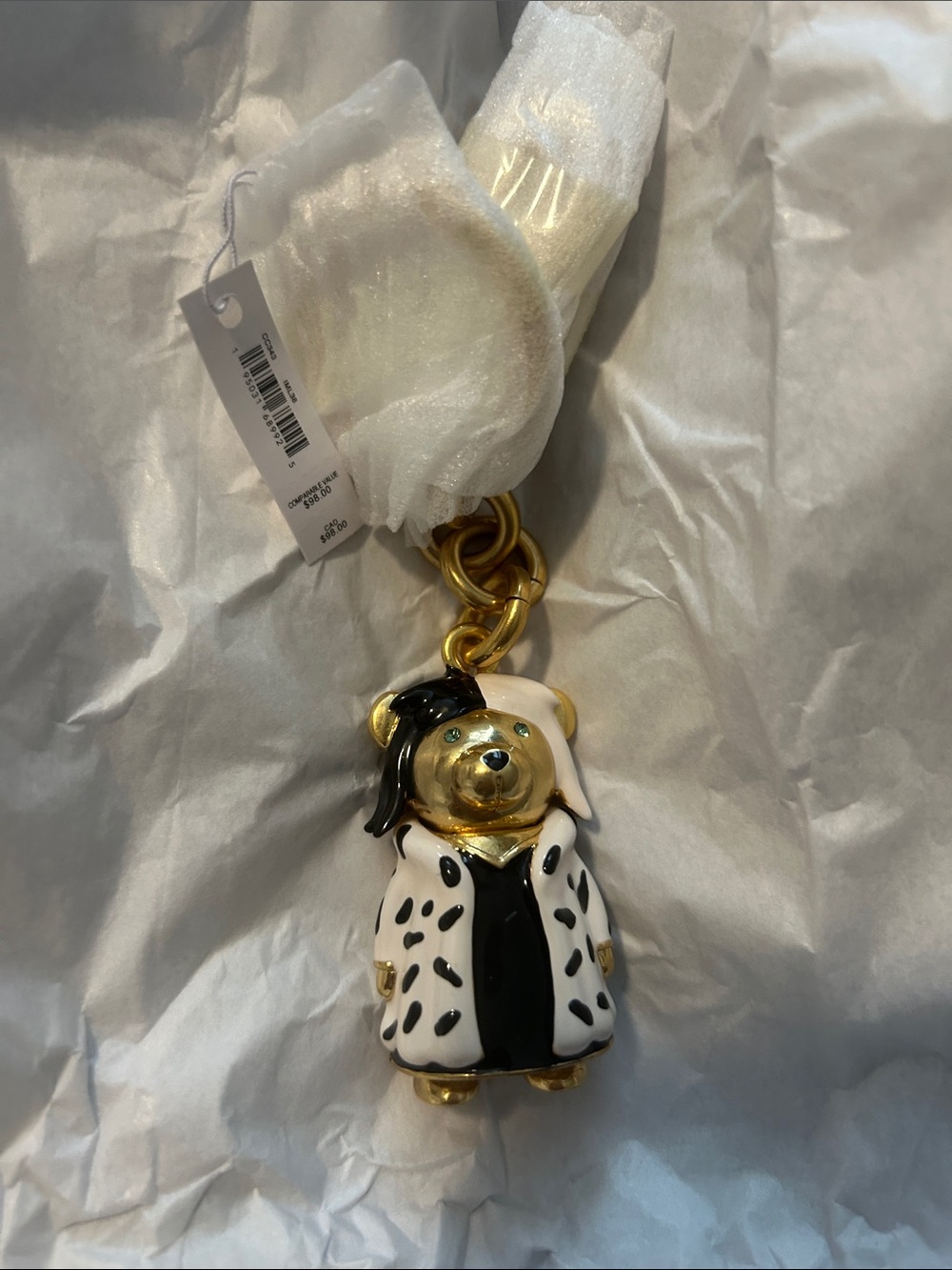 Coach Cruela keychain